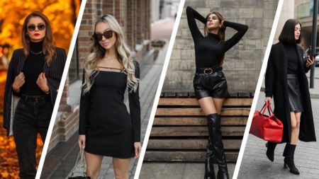 Cute all black outfits sale
