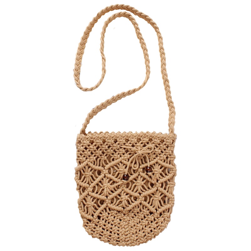 Lui Sui Women's Straw Clutch Purse Handbag