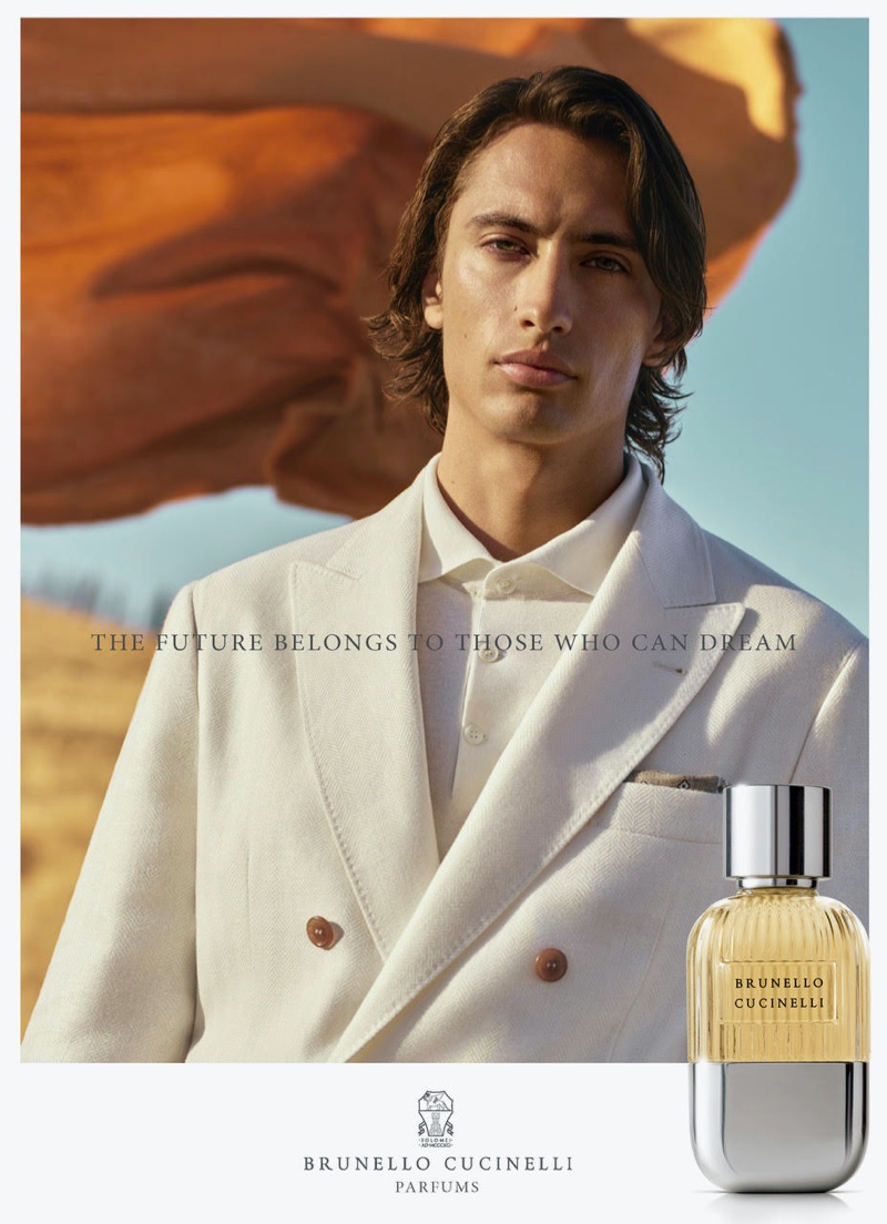 Brunello Cucinelli Parfums Model James Turlington