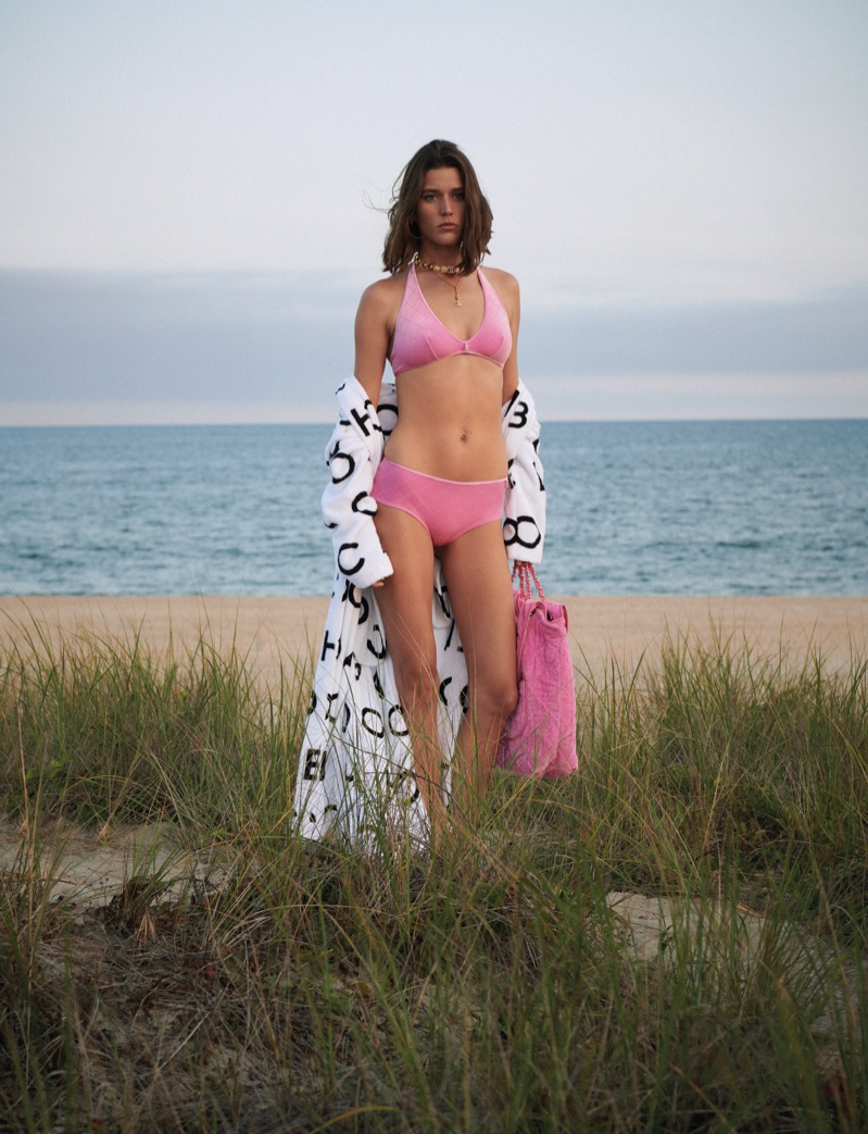 Chanel Coco Beach Pink Bikini 2023