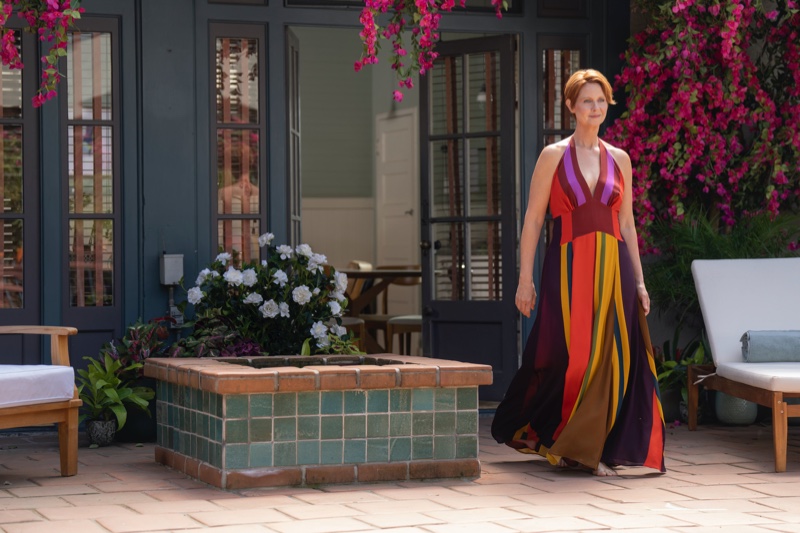 Cynthia Nixon Just Like That Season 2 Maxi Dress