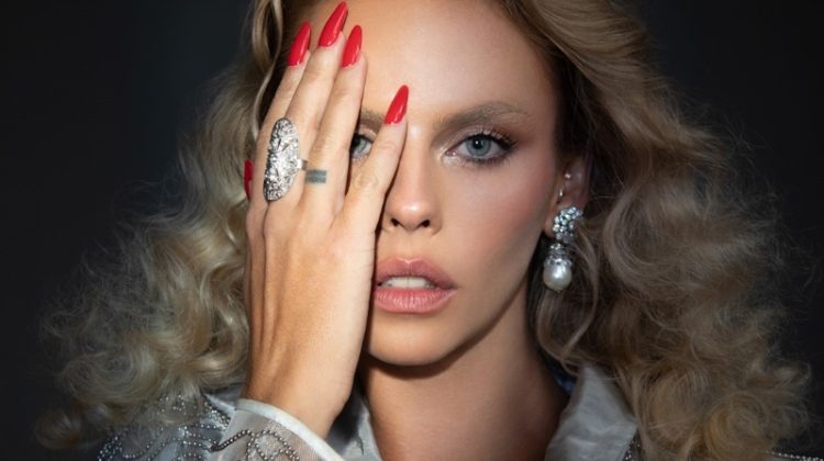 Daniela Freitas Turns Up the Shine Factor for L’Officiel Russia