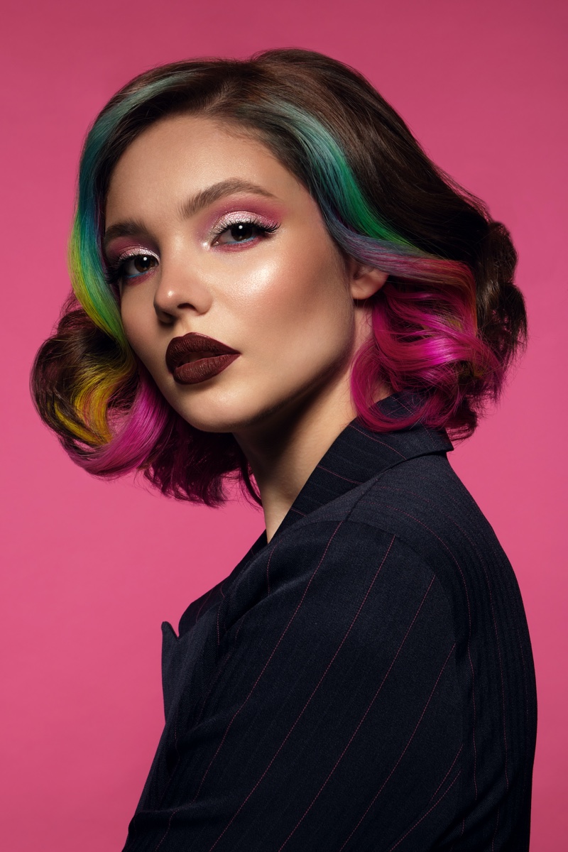 E-girl Makeup Dark Lipstick