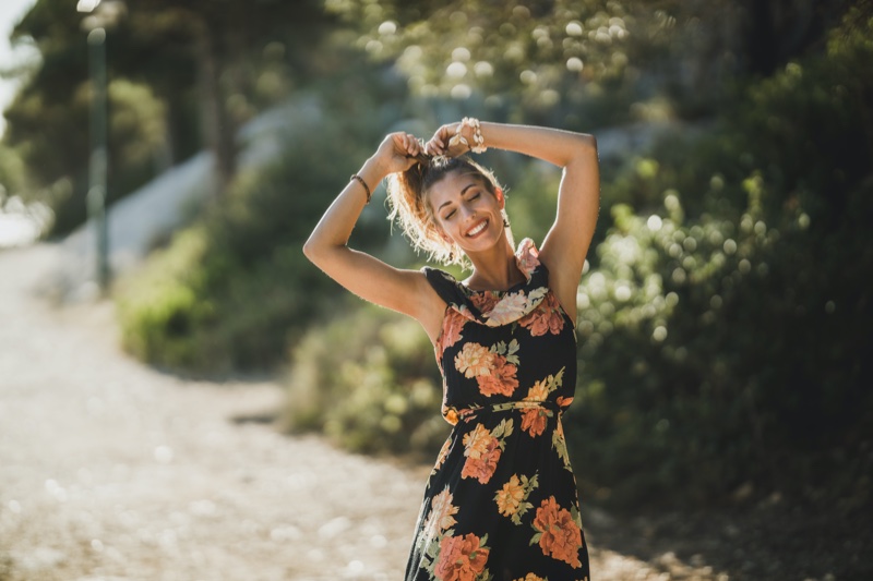 Floral Print Dress Vacation