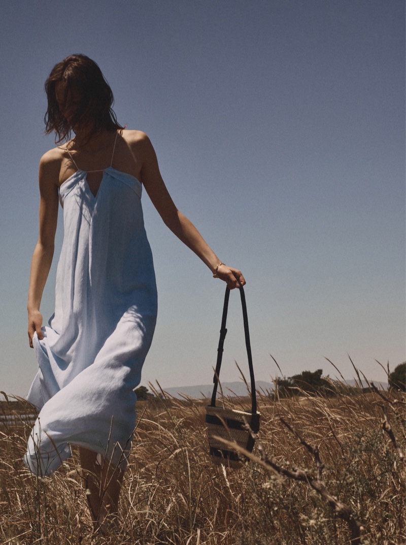 Massimo Dutti Blue Summer Dresses 2023