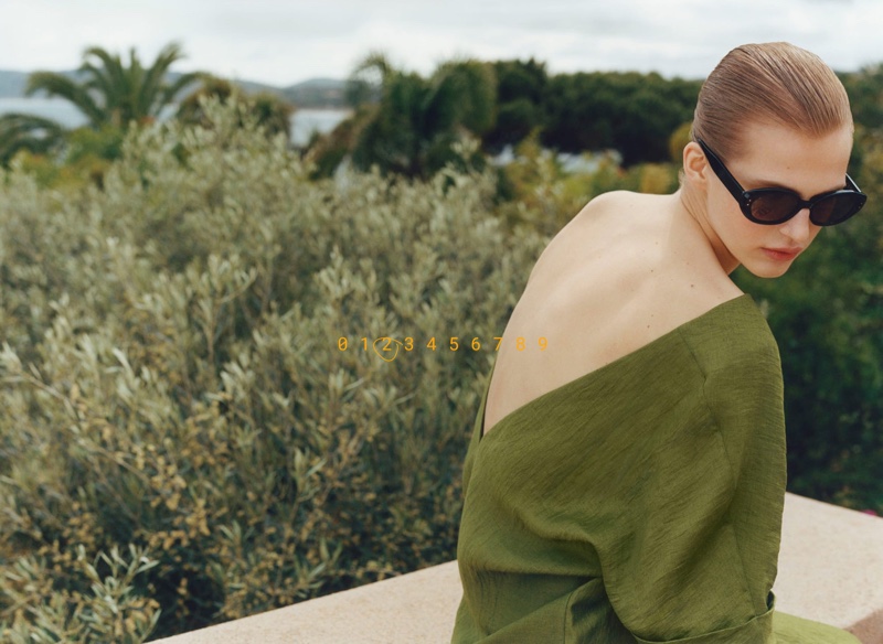 Accessorize in style with oval sunglasses from Massimo Dutti's June 2023 collection.