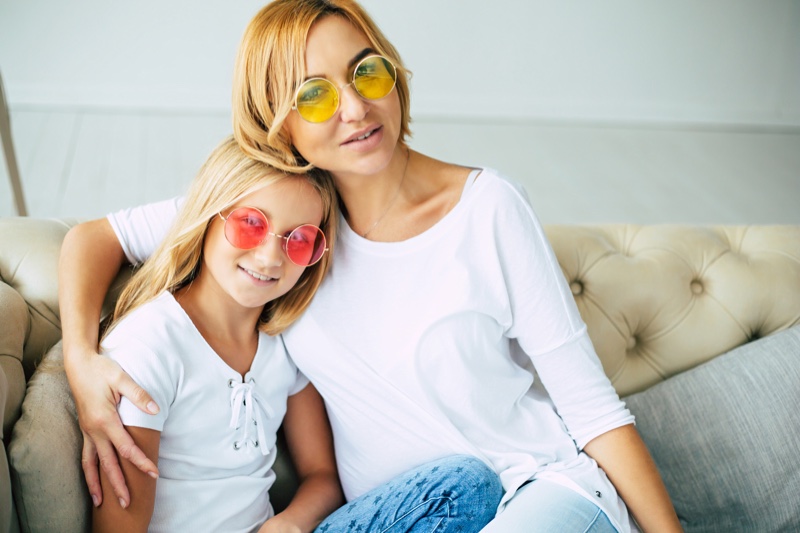 Mother Daughter Colorful Sunglasses
