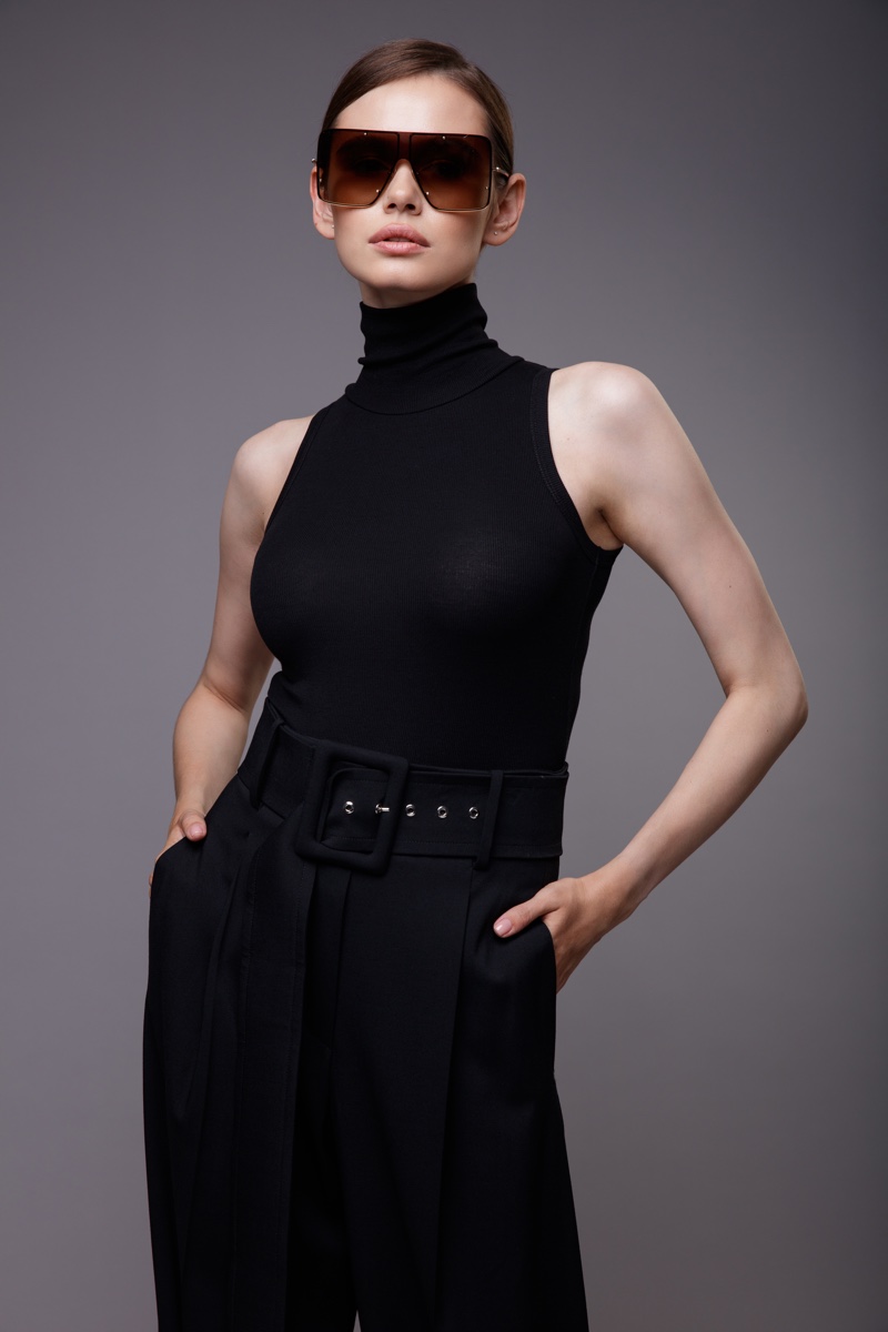 Sleeveless Top Pants Minimalist Fashion