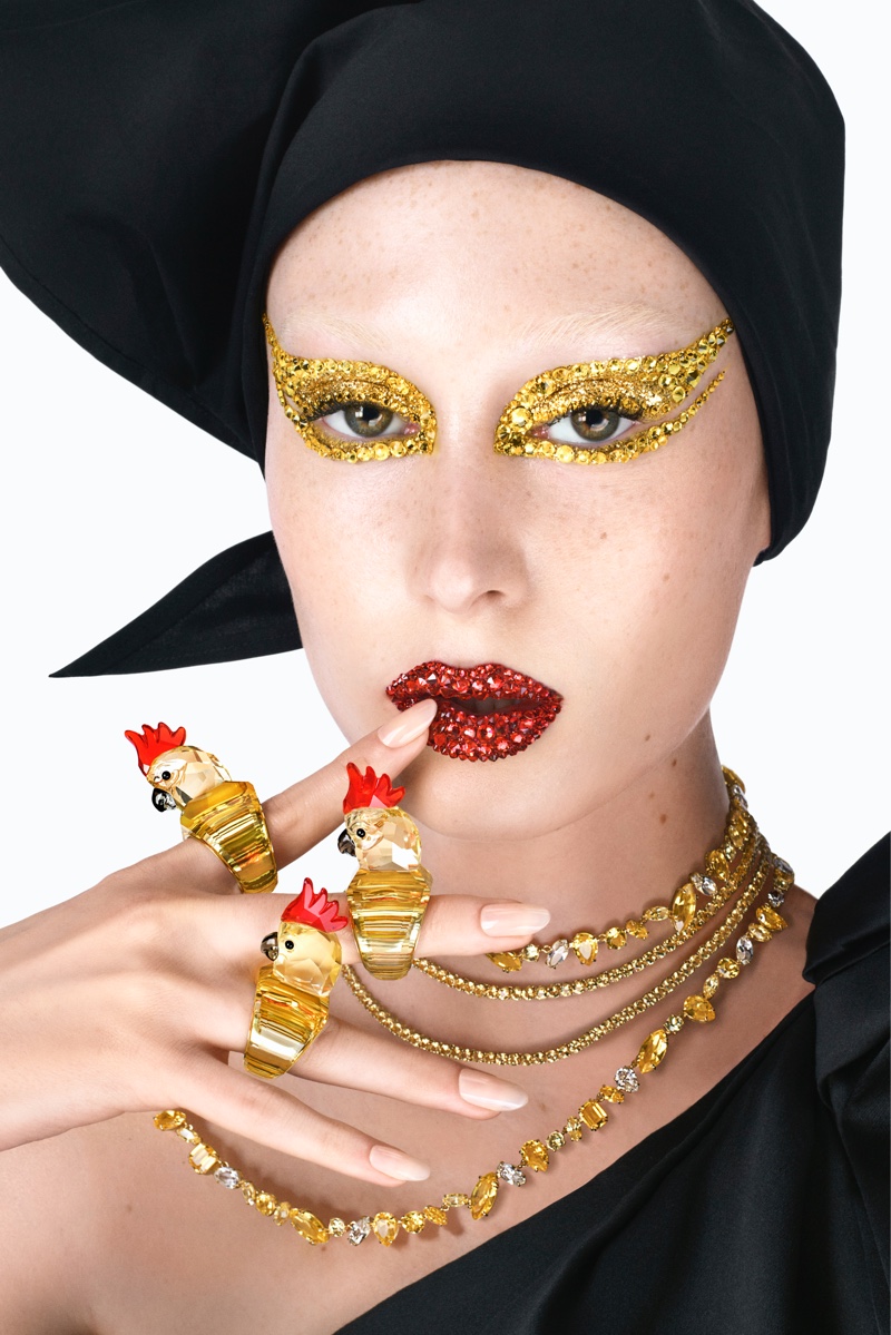 Swarovski 2023 Parrot Jewelry Campaign