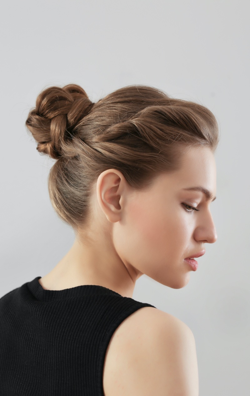 Twisted Bun Hairstyle