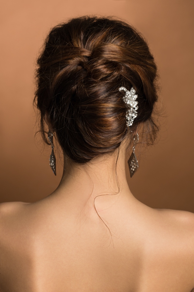 Updo Hairstyle Cocktail