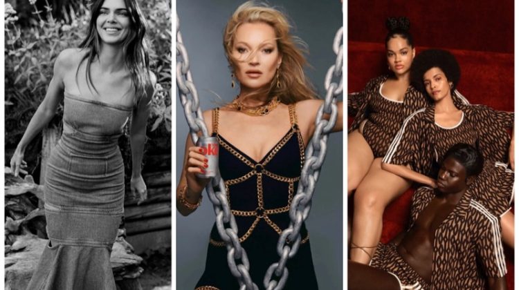 Week in Review: Kendall Jenner for WSJ. Magazine, Kate Moss poses for Diet Coke, and IVY PARK x adidas Ivy Paradise collection.