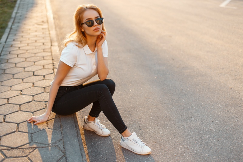 White Sneakers Outfit