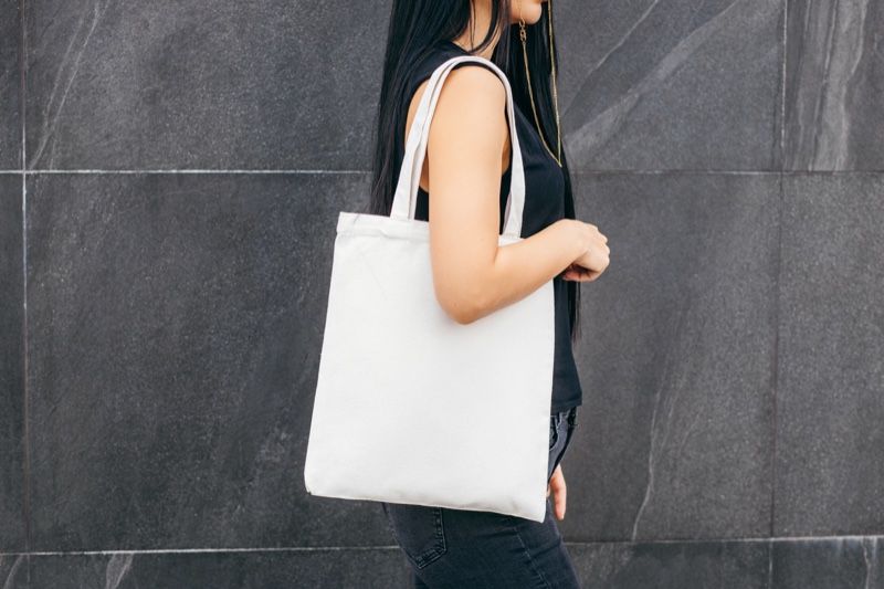 White Tote Bag