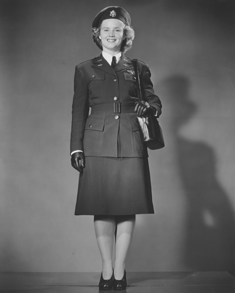 Woman 1940s Military Uniform