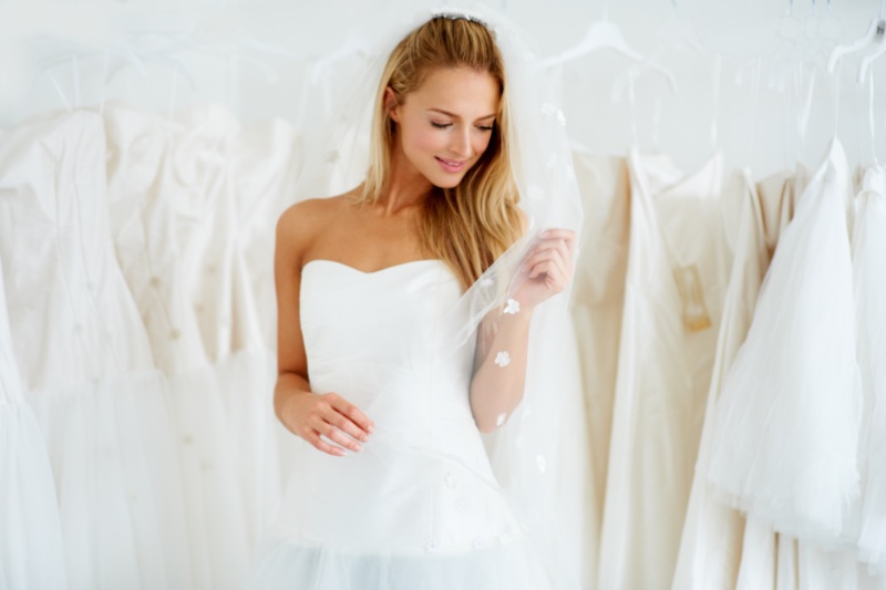 Woman Wedding Dress Shopping