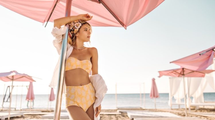 Yellow Retro Bikini