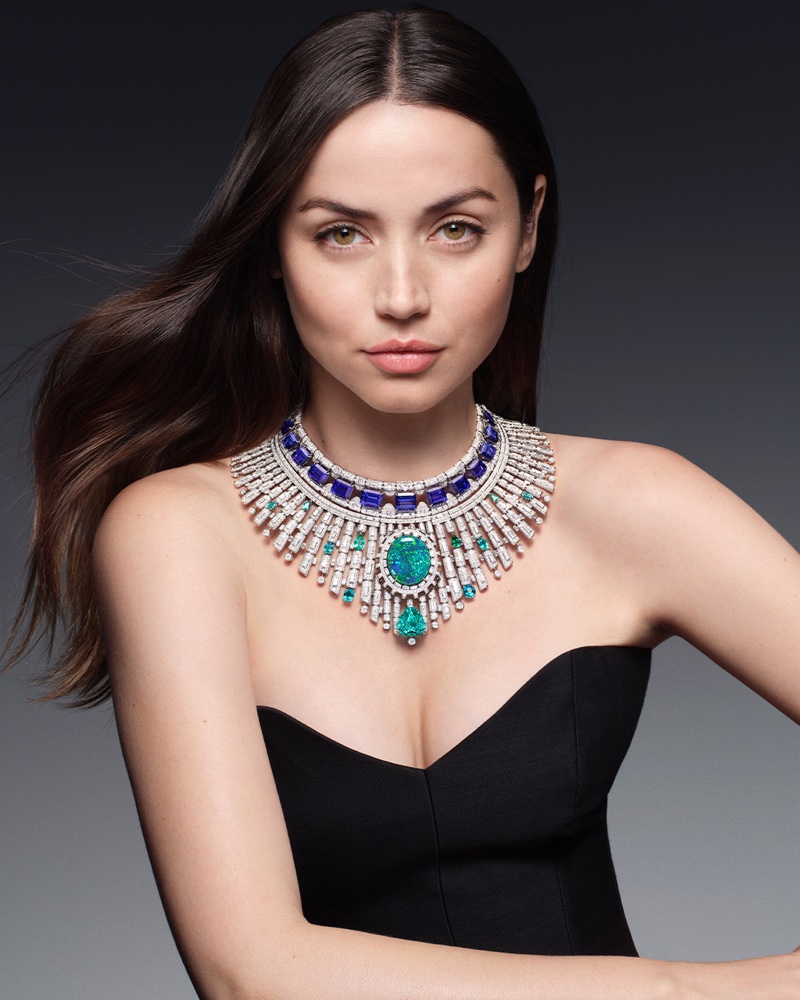 Ana de Armas for Louis Vuitton High Jewelry 2023 Campaign