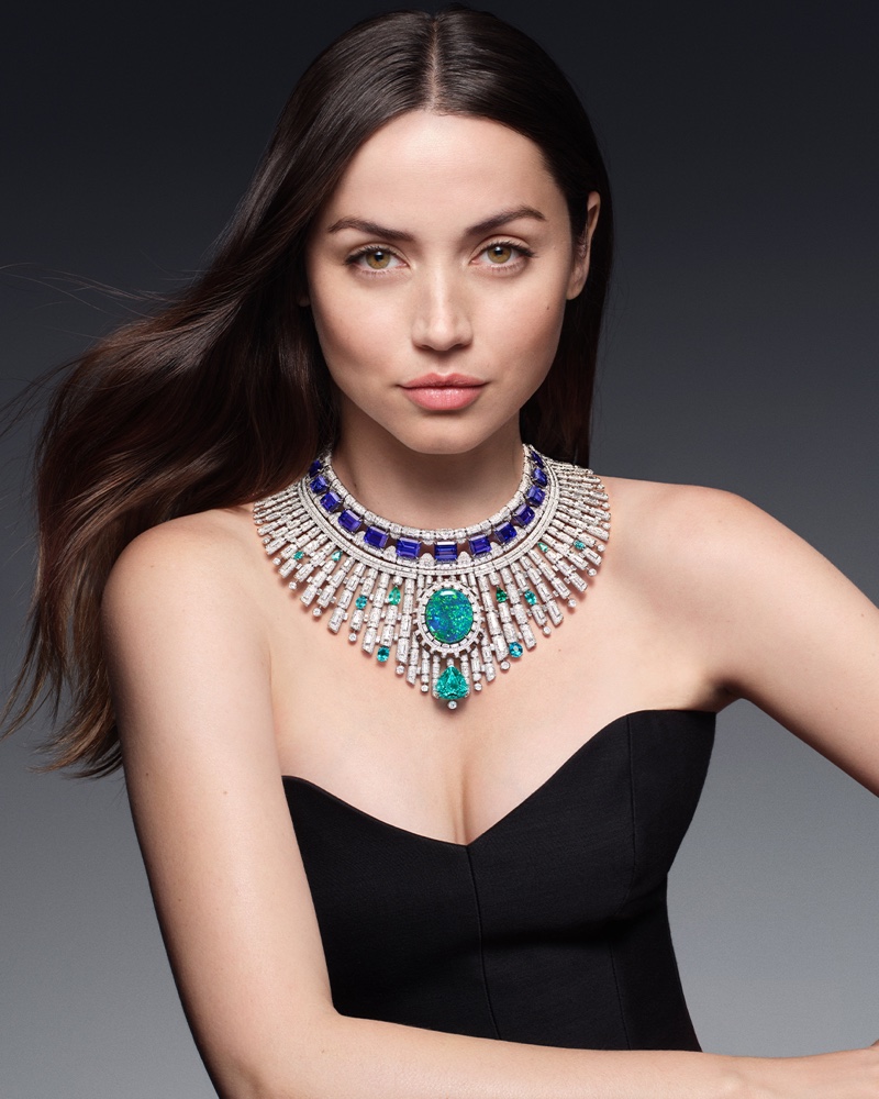 Ana de Armas for Louis Vuitton High Jewelry 2023: She Shines