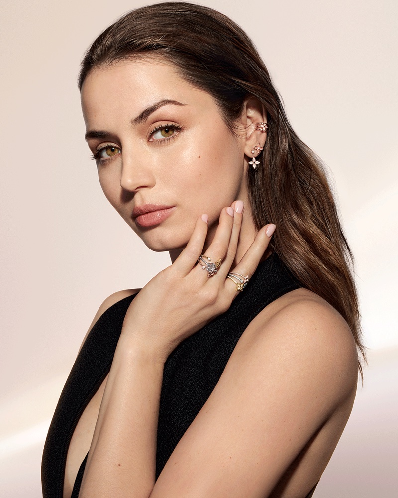 Ana de Armas for Louis Vuitton High Jewelry 2023: She Shines