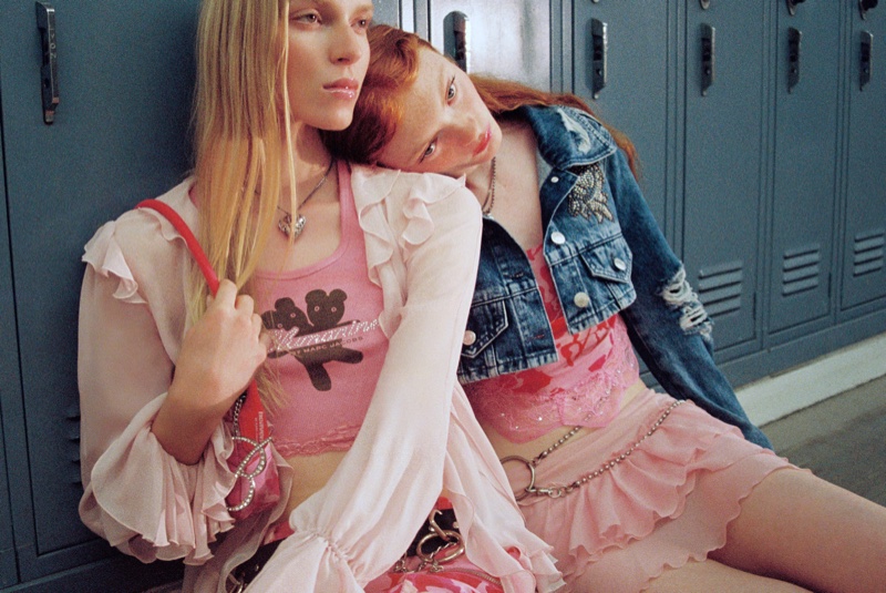 Shades of pink take center stage in the capsule collection from Heaven by Marc Jacobs and Blumarine.
