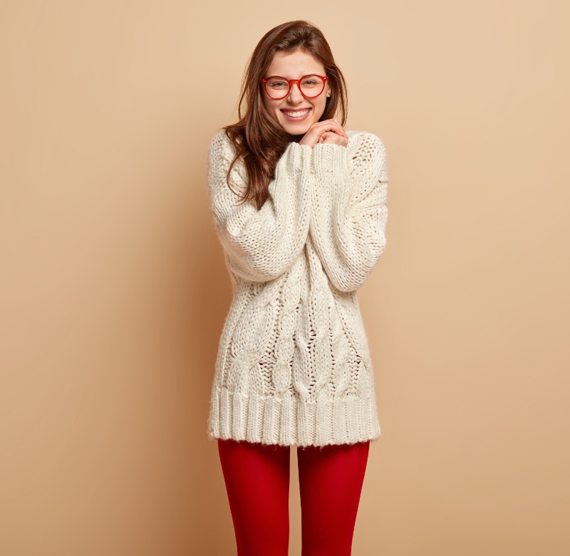 Cable Knit Sweater Woman