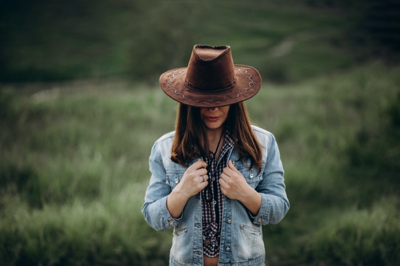 Denim Jacket Western Style