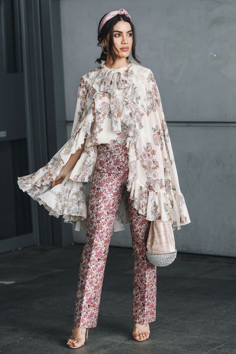 Floral Pants Tea Party Outfit