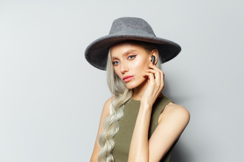 Grey Hat Edgy Look