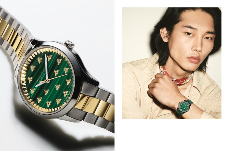 Gucci Mens Watches Jewelry 2023 Campaign