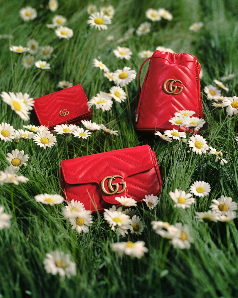 Gucci's Marmont bag takes the spotlight for its Ode to Love campaign.