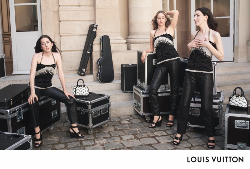 Emma Stone's First Louis Vuitton Campaign - Emma Models Prefall