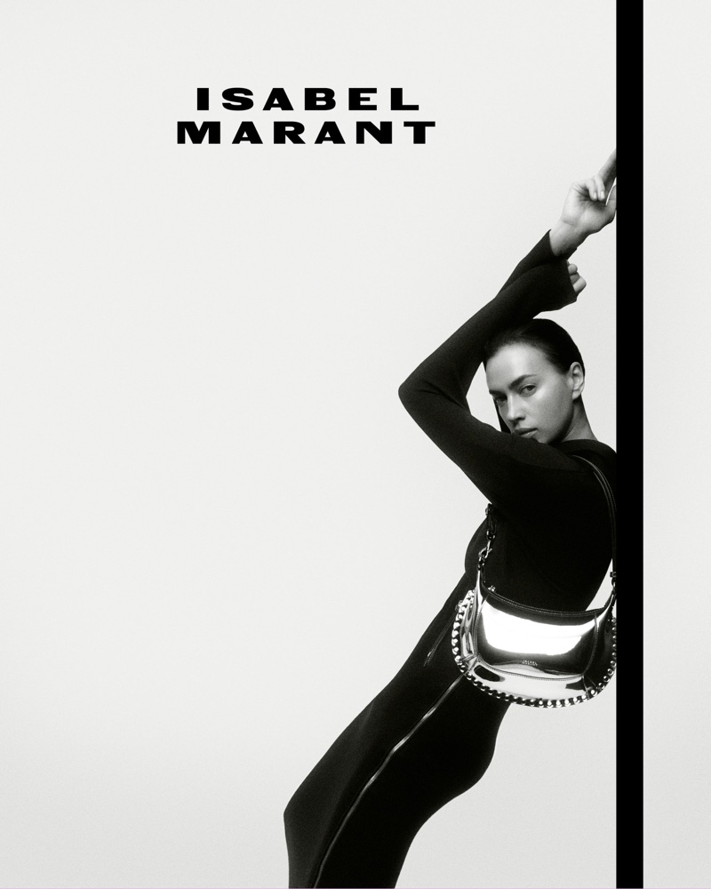 Irina Shayk Strikes a Pose for Isabel Marant Fall 2023 - mangprangspeed