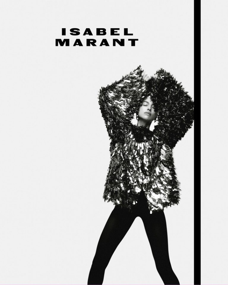 Irina Shayk Strikes a Pose for Isabel Marant Fall 2023 - mangprangspeed