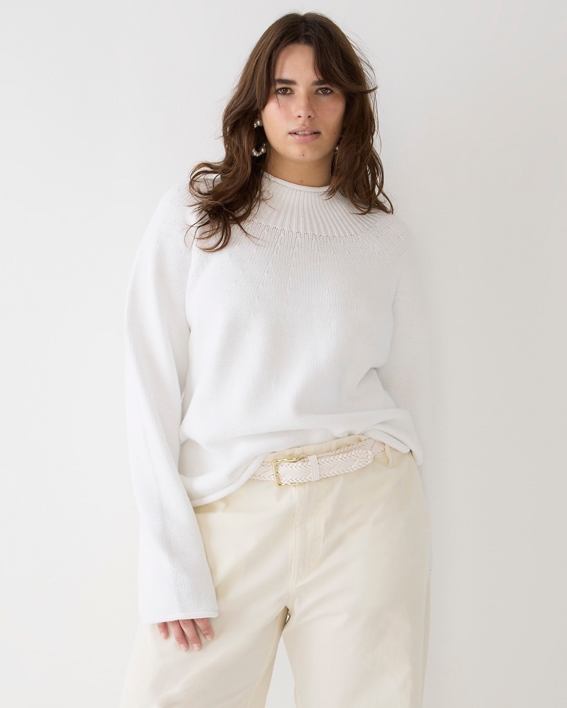 J. Crew Cotton-blend Rollneck Sweater