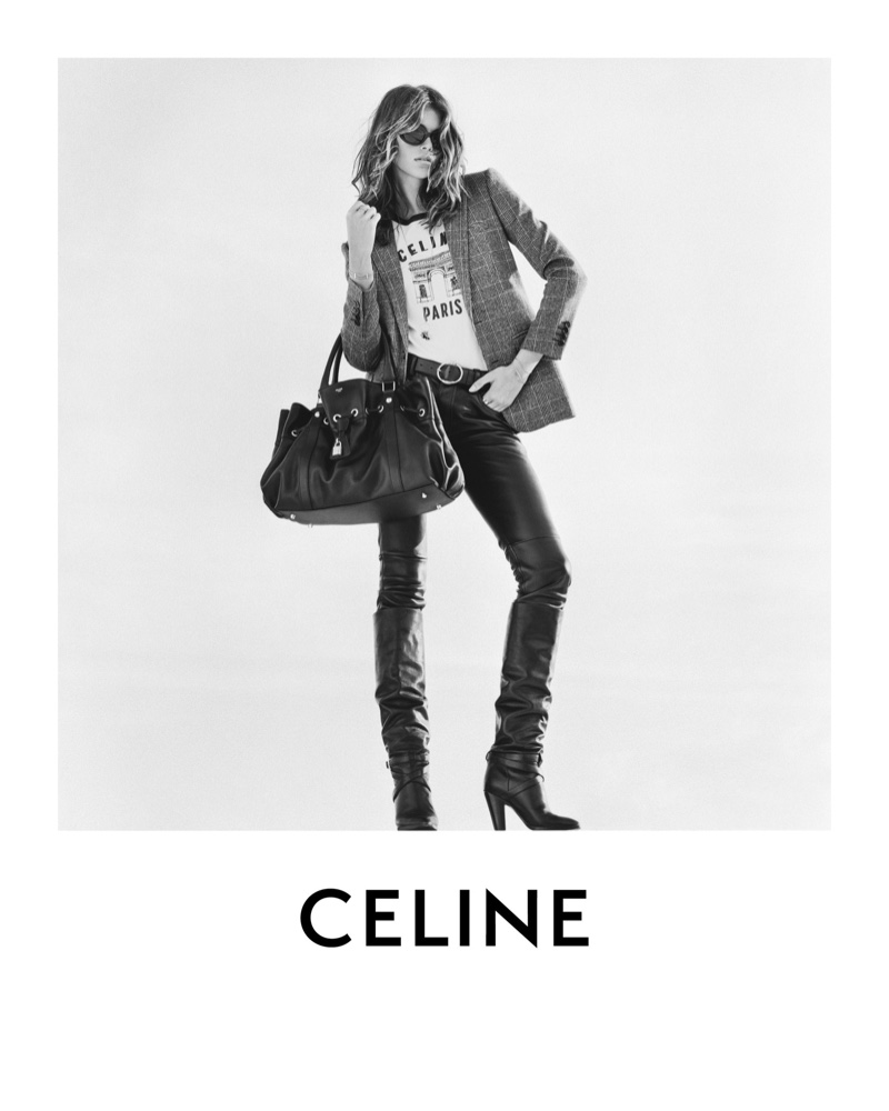 Kaia Gerber's CÉLINE Winter 2022 Campaign, by Hedi Slimane — Anne of  Carversville