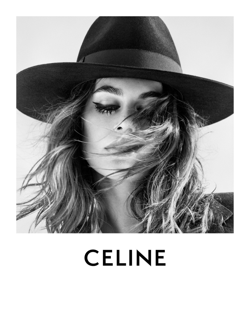 Kaia Gerber Celine Hat 2023 Photoshoot