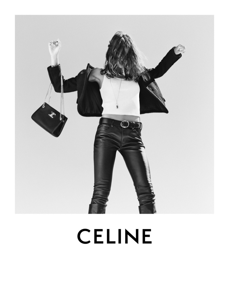 Celine debuts Age of Indieness winter 2023 campaign with Kaia Gerber.