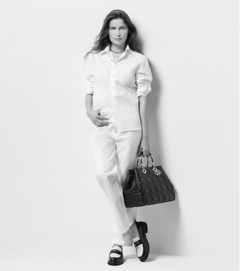 Laetitia Casta Dior Lady 9522 Bag 2023 Campaign