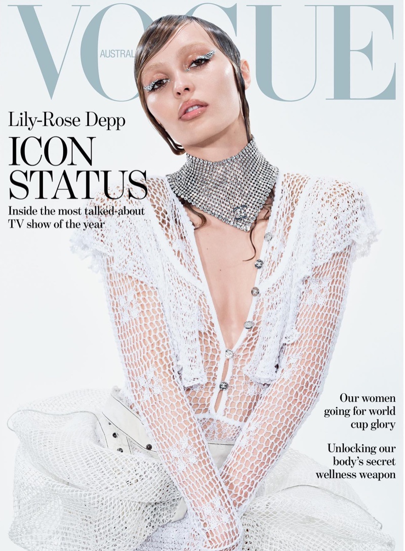 Lily Rose Depp Vogue Australia July 2023 Cover