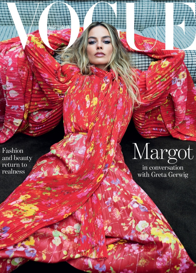 Margot Robbie Impresses On Vogue Australia August Cover Reportwire