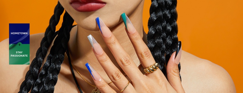 Ombre nails featuring the Modelones Unlock & Unleash collection.