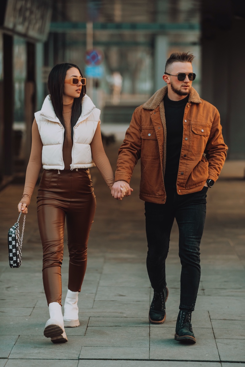 Neutral Fashion Couple