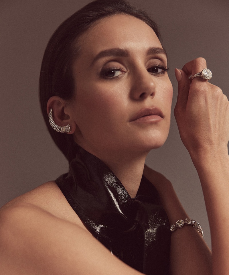 Nina Dobrev Jewelry DuJour Magazine 2023