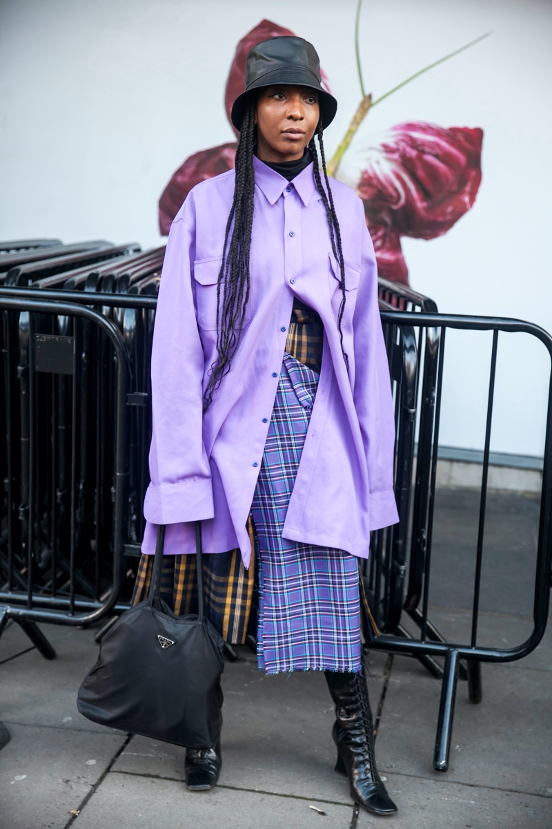 Purple Monochrome Outfits