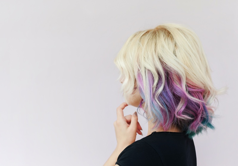 Rainbow Galaxy Hair Color Ideas