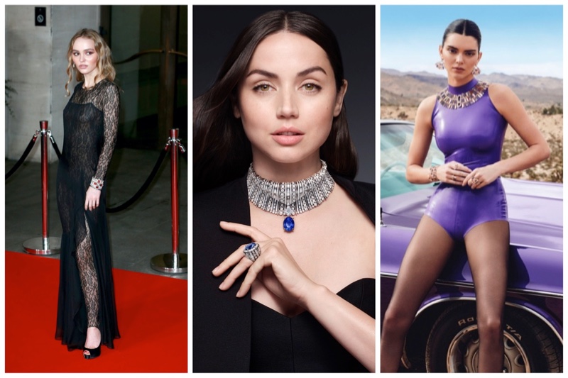 Week in Review: Lily-Rose Depp, Ana de Armas for Louis Vuitton High Jewelry campaign, and Kendall Jenner for Messika Move Link collection.