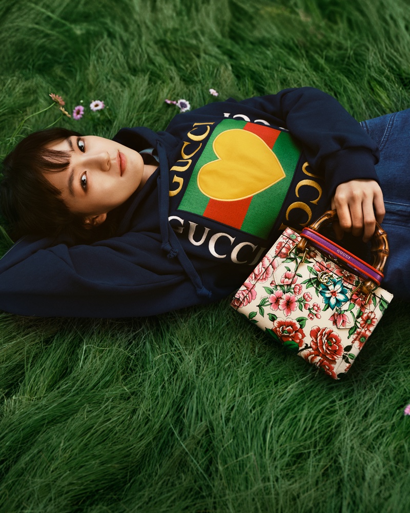 Wen Qi Gucci Sweater Ode Love 2023 Campaign