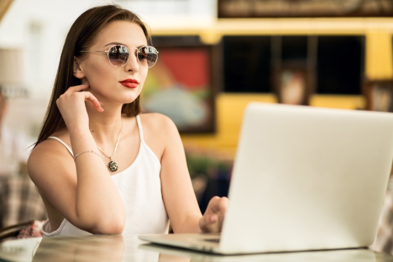 Woman Laptop