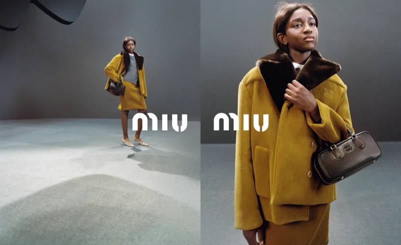 Zaya Wade Miu Miu Fall 2023 Campaign